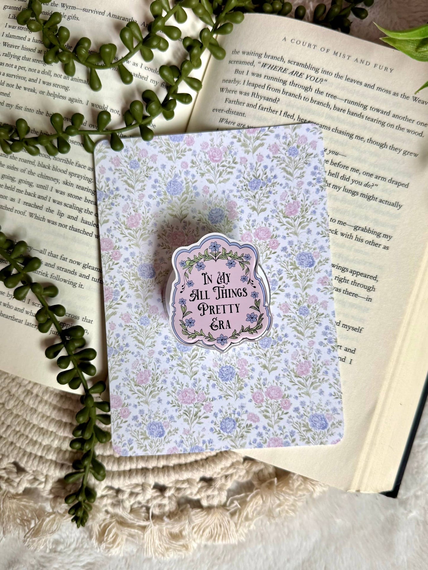 Couquette Kindle Grip - Coquette Phone Grip - Pretty Grip