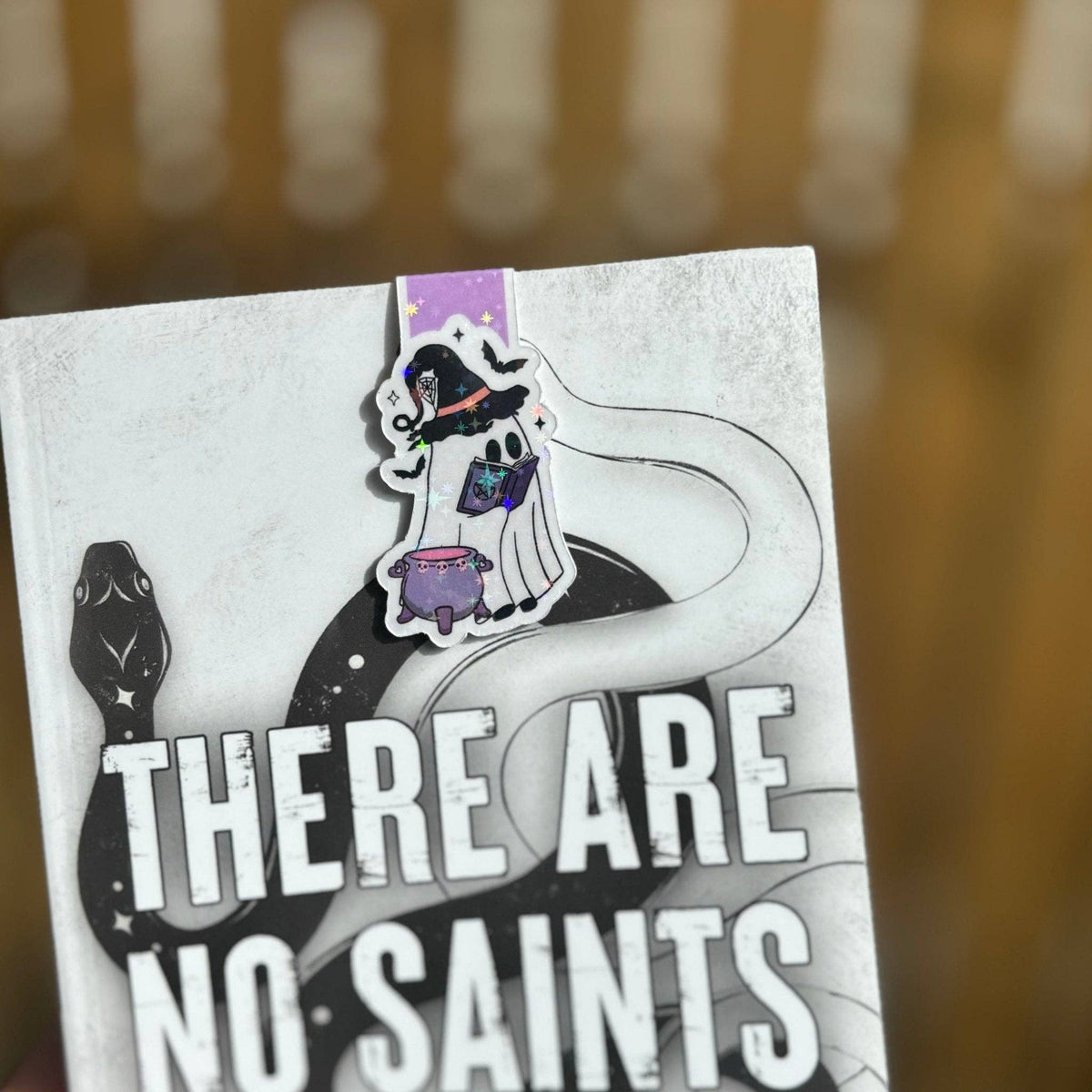 Witchy Ghost Magnetic Bookmark