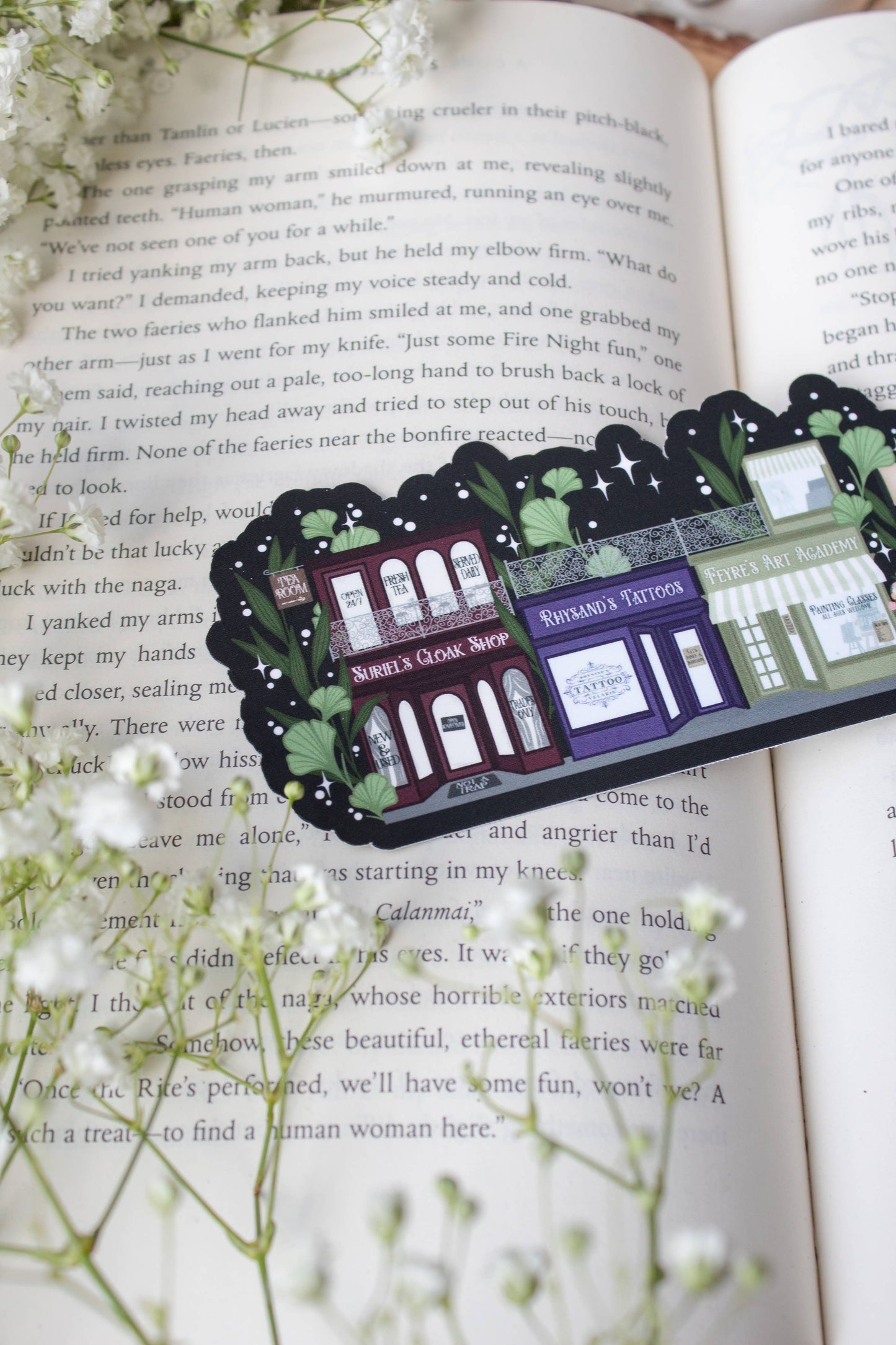 A Walk in Velaris Bookmark | ACOTAR