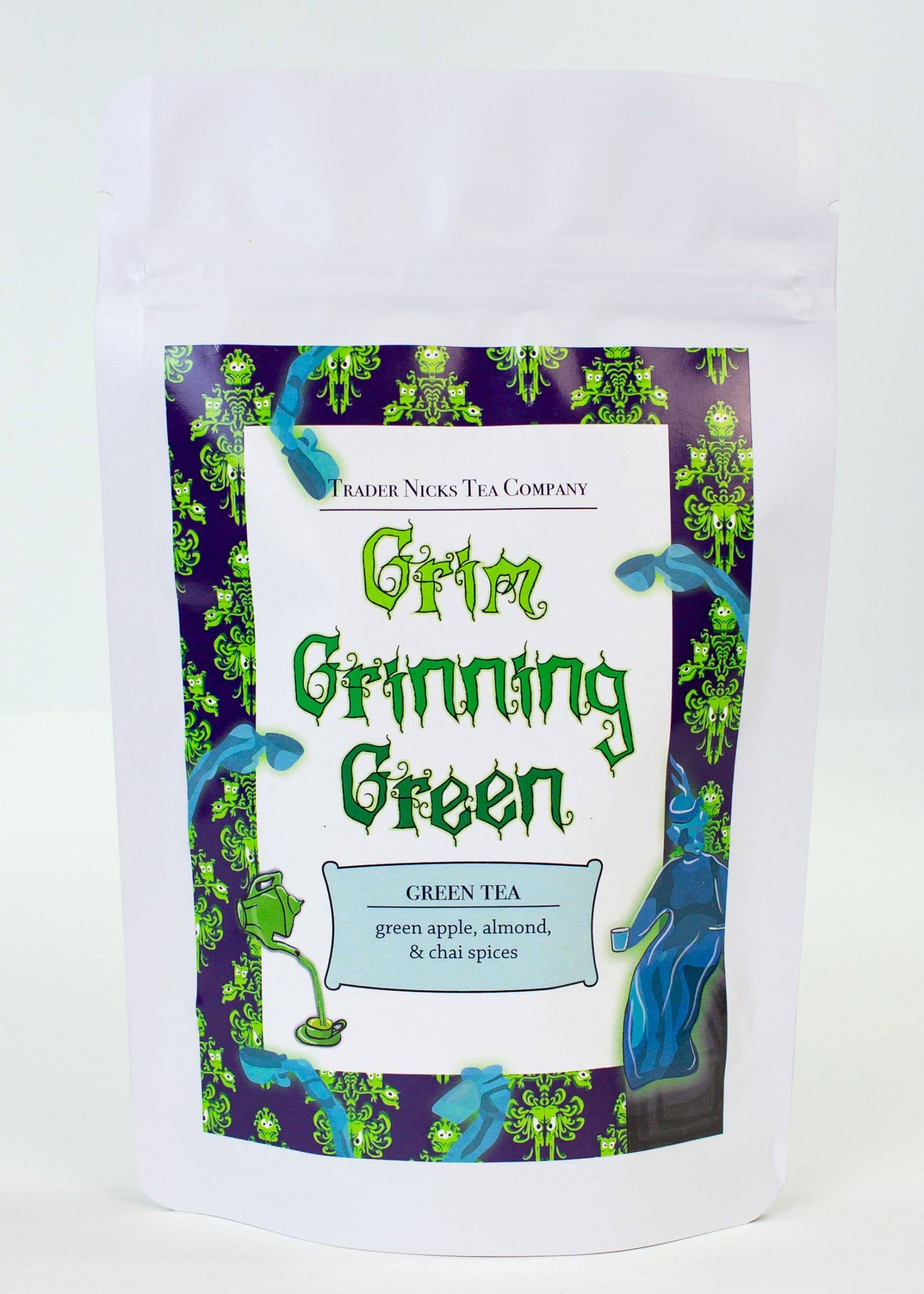 Grim Grinning Green Spiced Apple Green Tea