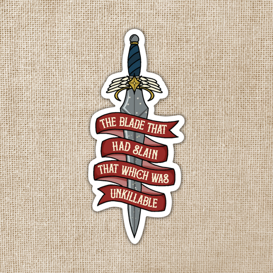 Starborn Sword Quote Sticker | Crescent City