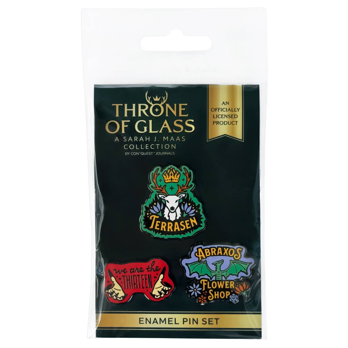 Throne of Glass Enamel Pins (3-Pack)