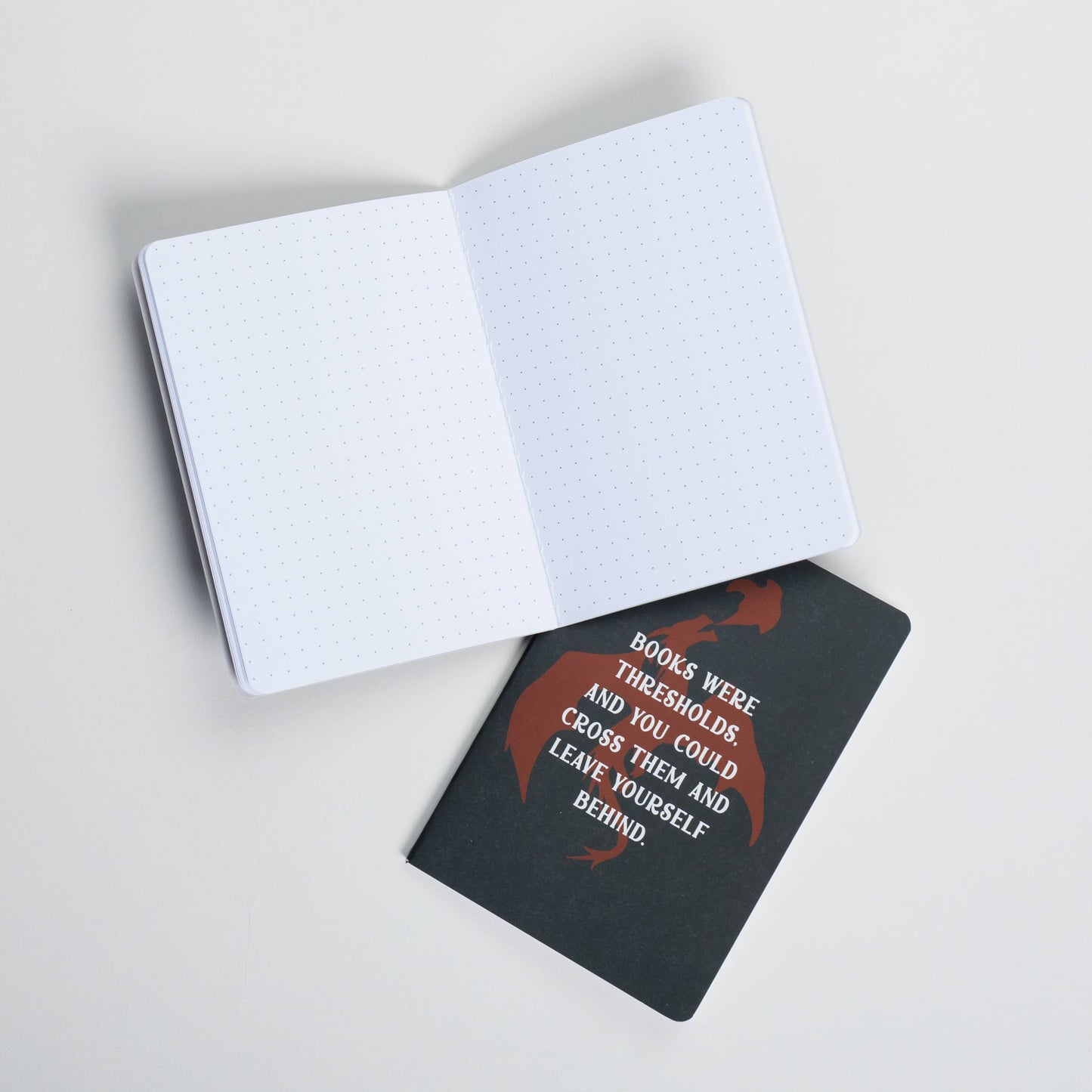 Books Were Thresholds Pocket Journal | Dragonfall