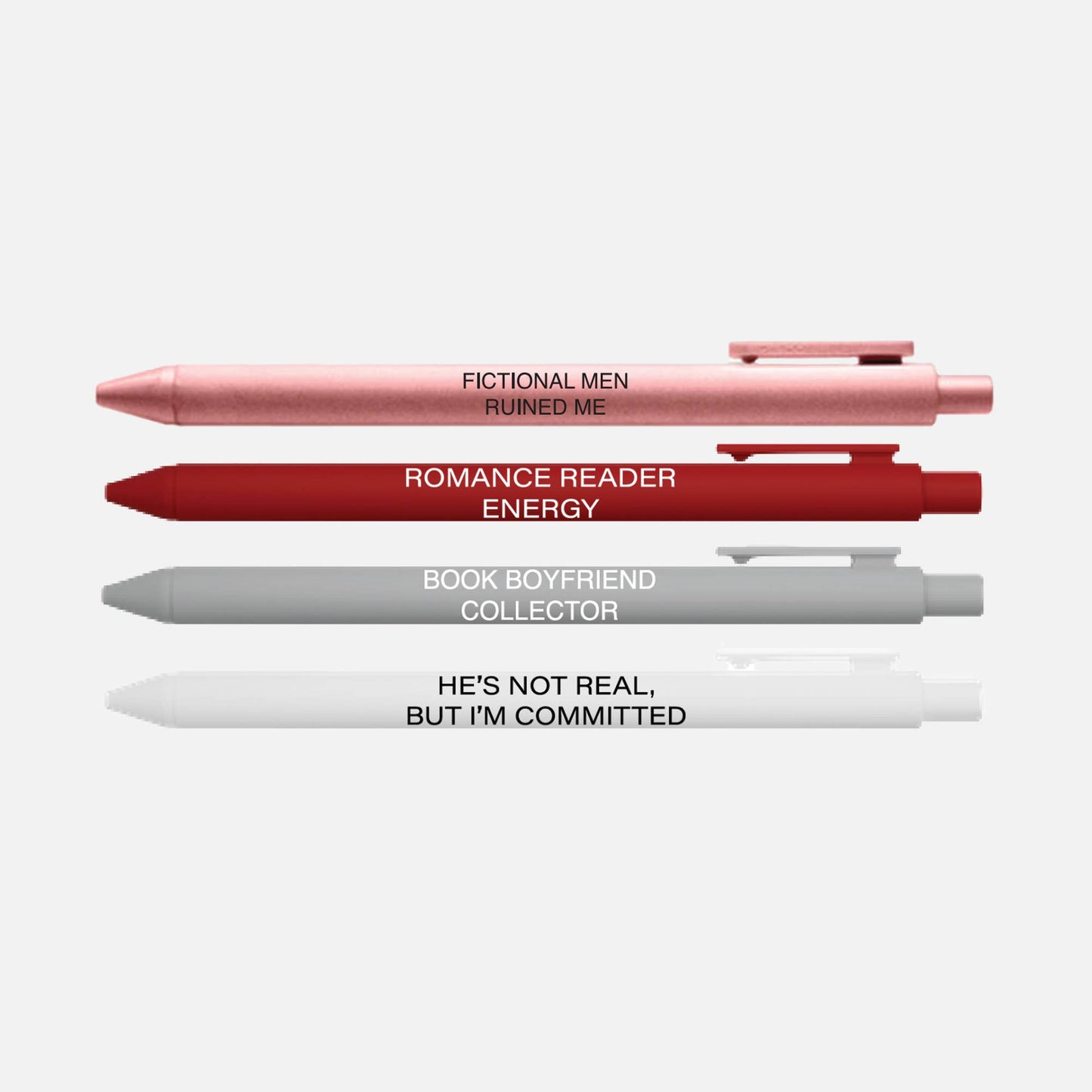 Fictional Men Ruined Me Pen Set – Book Lover Gift