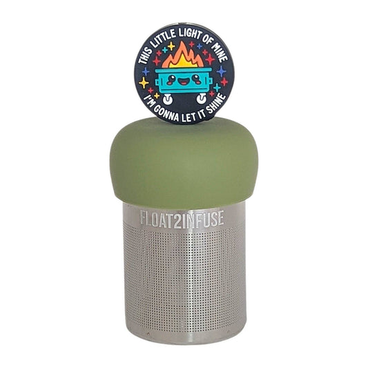 Dumpster Fire of Mine | Floating Tea Infuser | Green Base