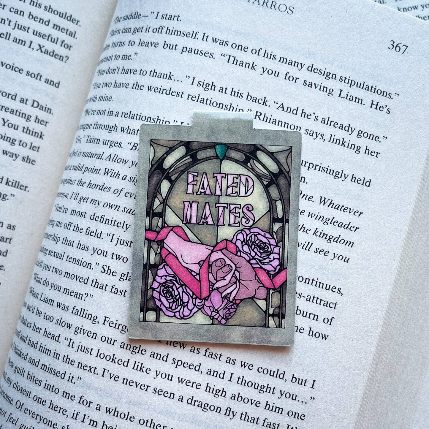 Book Tropes Fated Mates Magnetic Bookmark Book Lover Gift