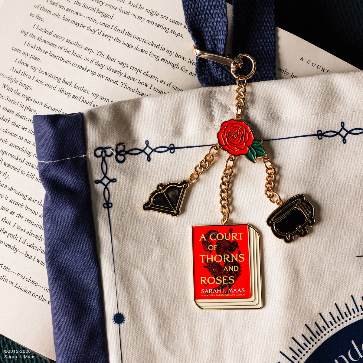 Bag Charm, A Court of Thorns and Roses