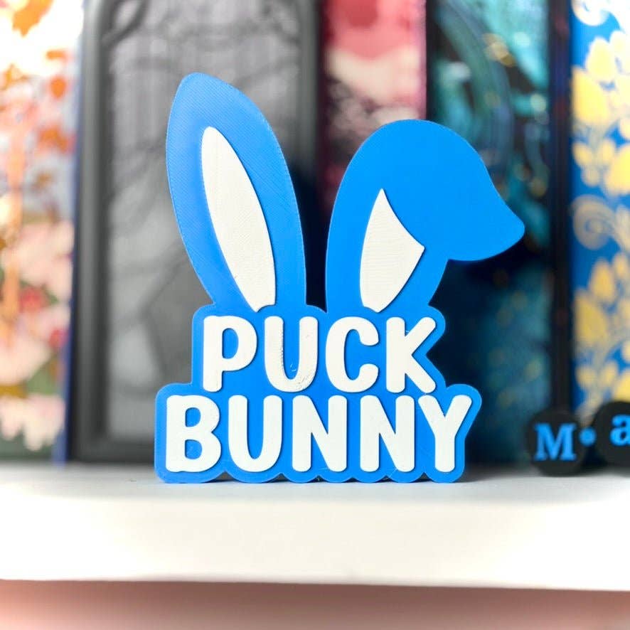 Puck Bunny Shelf Sign