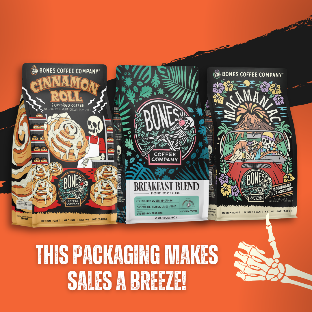 Frankenbones Flavored Coffee | 12oz | Whole Bean & Ground