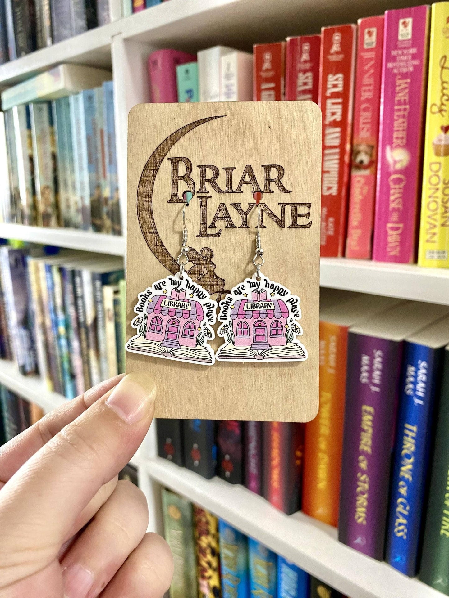 Book and Reading Themed Earrings for Book Lovers