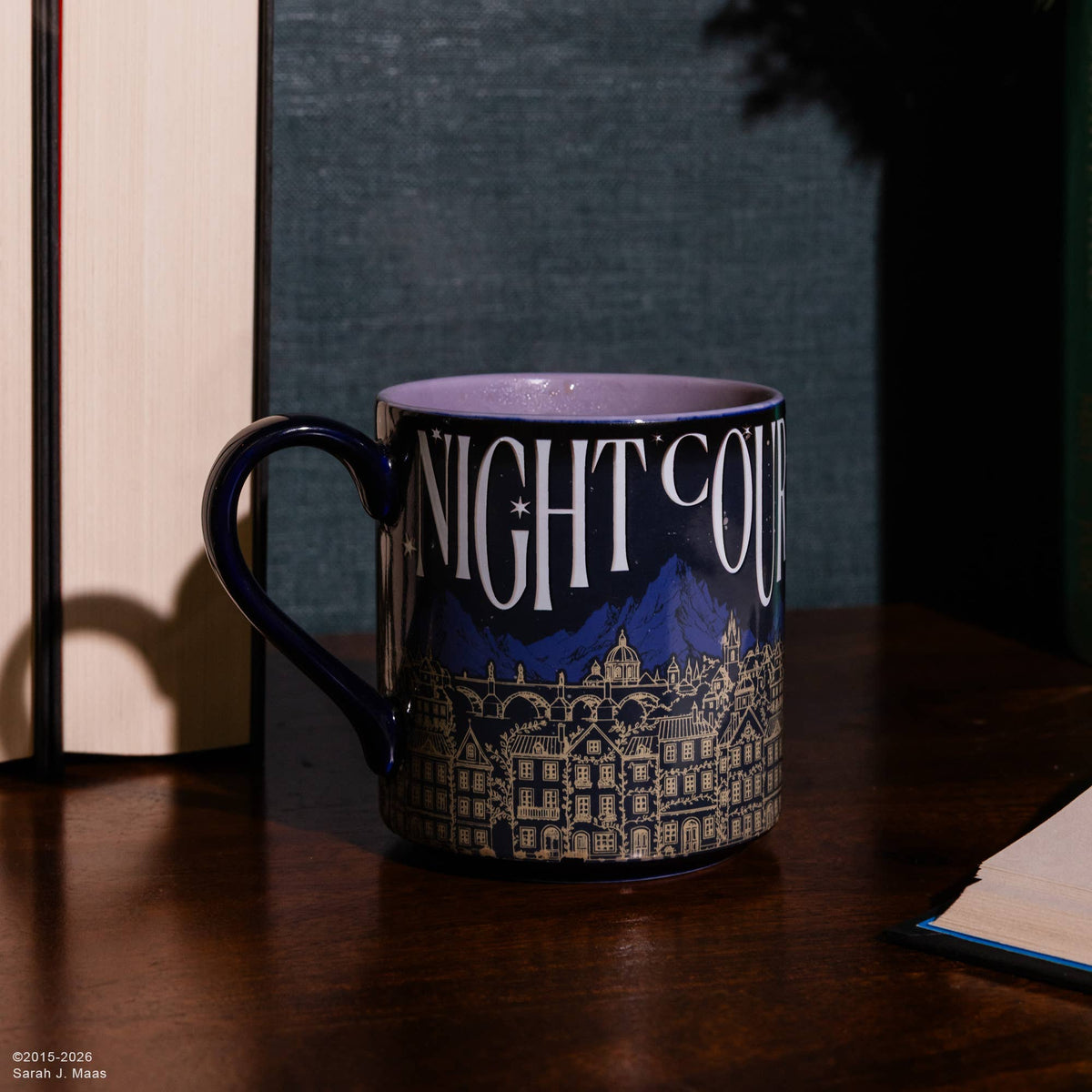 Color Changing Ceramic Mug, Night Court