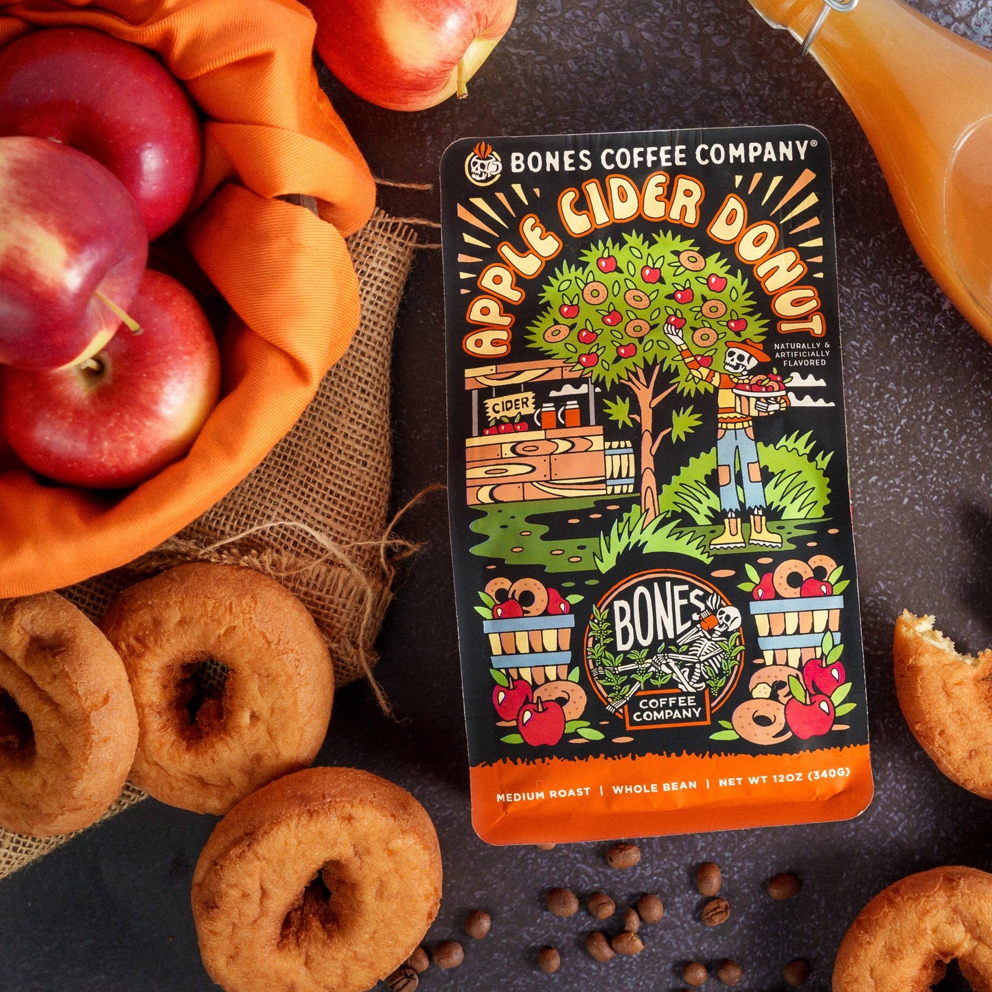 Apple Cider Donut Coffee | 12oz | Whole Bean & Ground