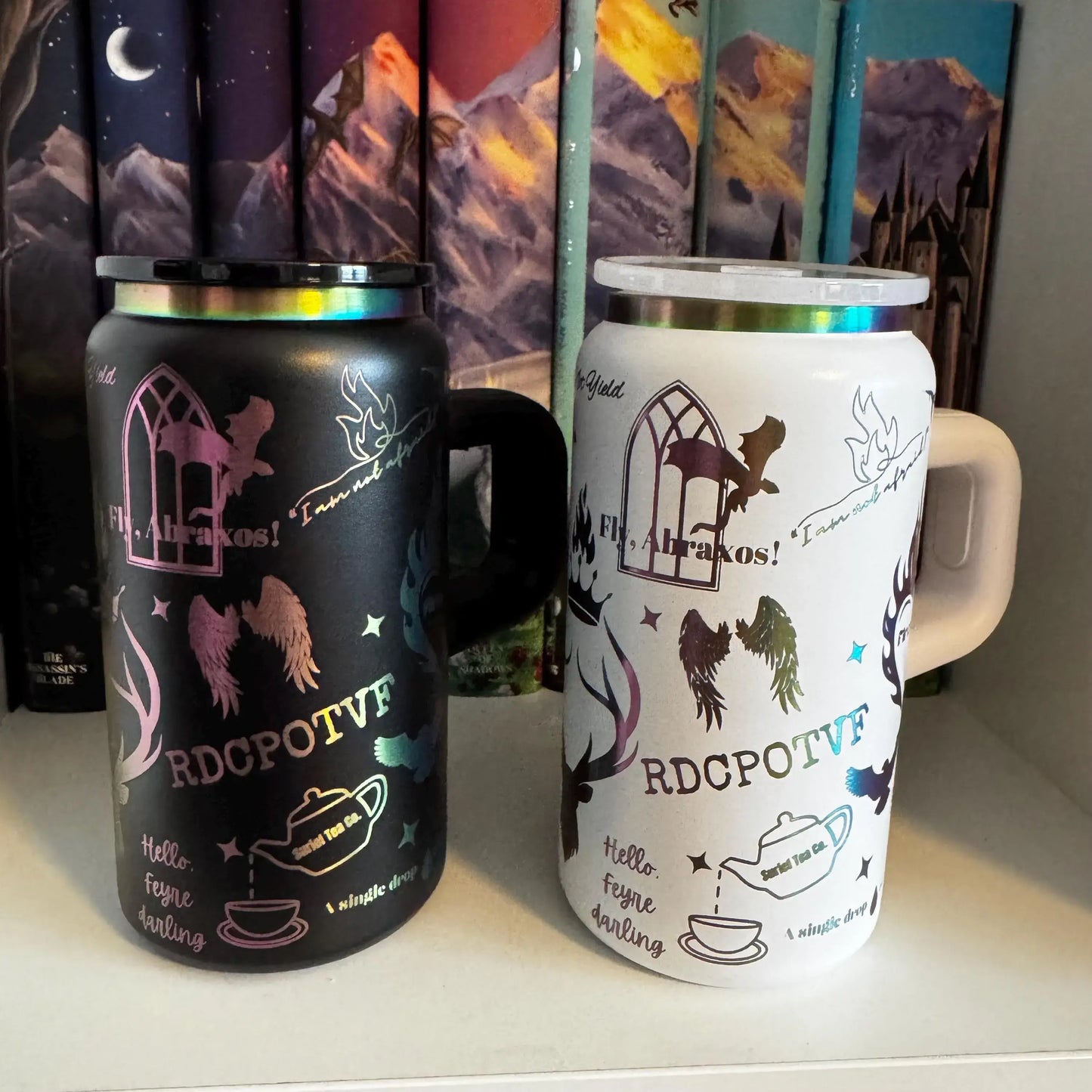 ACOTAR Engraved Tumbler, SJM Bookish Cup