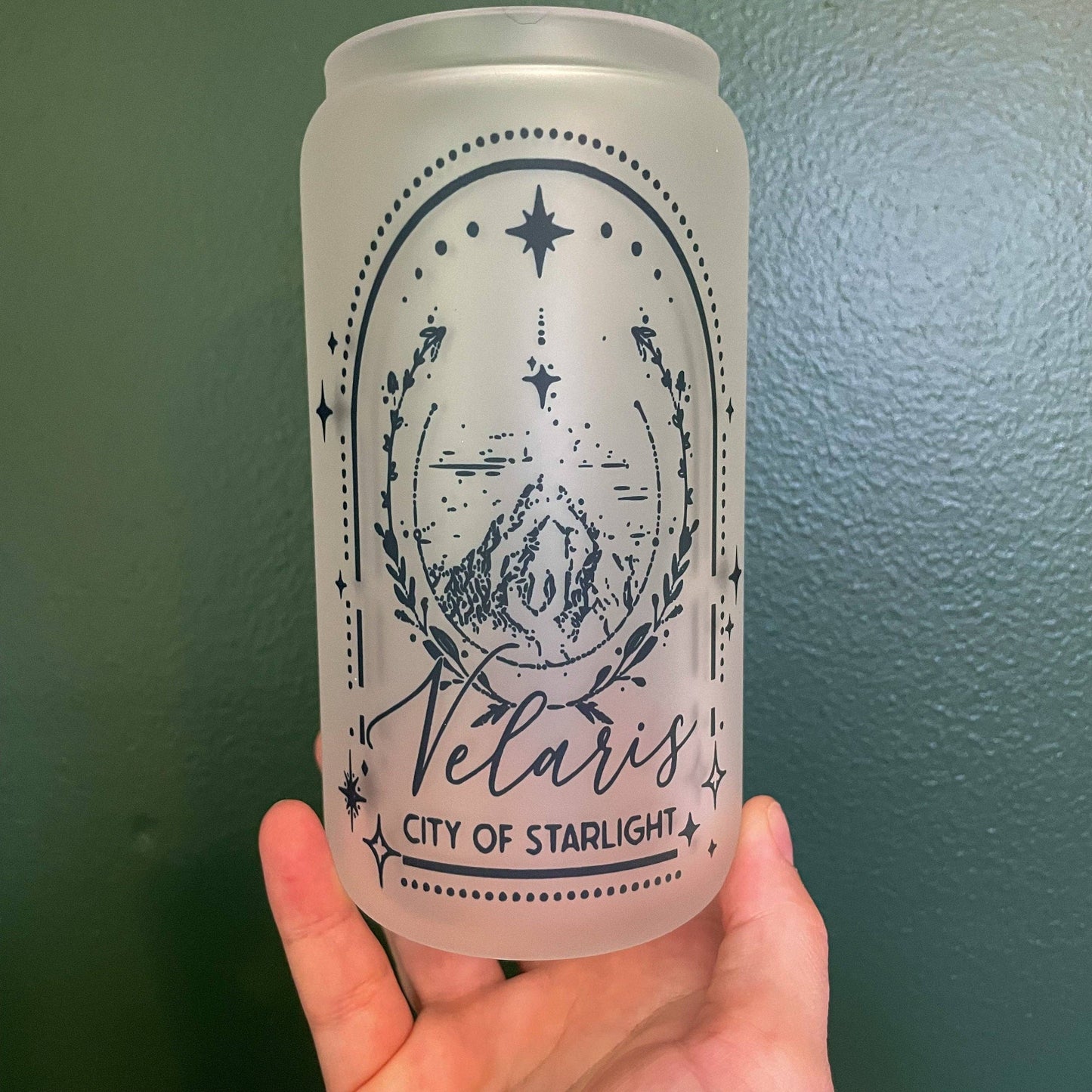 Velaris City of Starlight | Starfall | ACOTAR | Distressed Smut Cup | Iced Coffee Glass | Libbey Cup | ACOTAR | Water Glass | Coffee Mug Cup