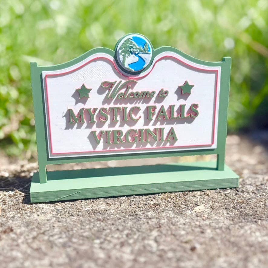 Mystic Falls Virginia Inspired Sign