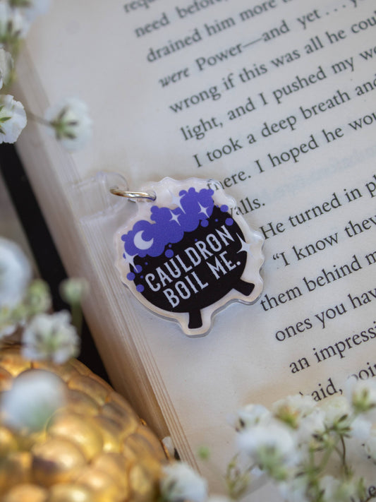 ACOTAR Cauldron Boil Me Acrylic USB-C Dust Plug Kindle Charm