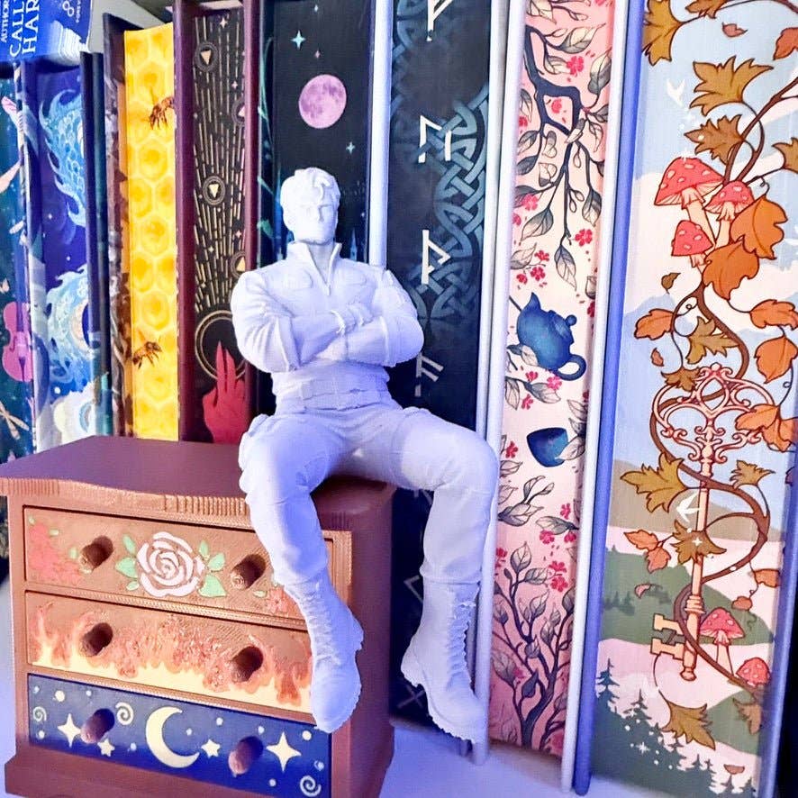 Xaden inspired Bookshelf Decor