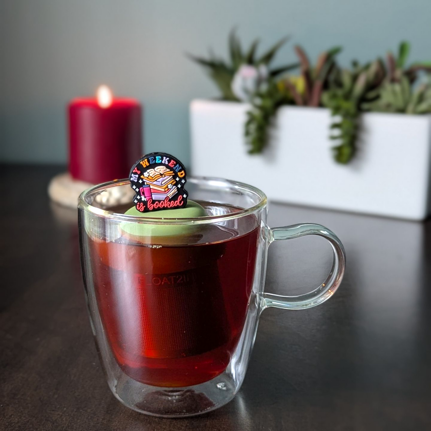 Book(ed) Weekend | Floating Tea Infuser | Green Base