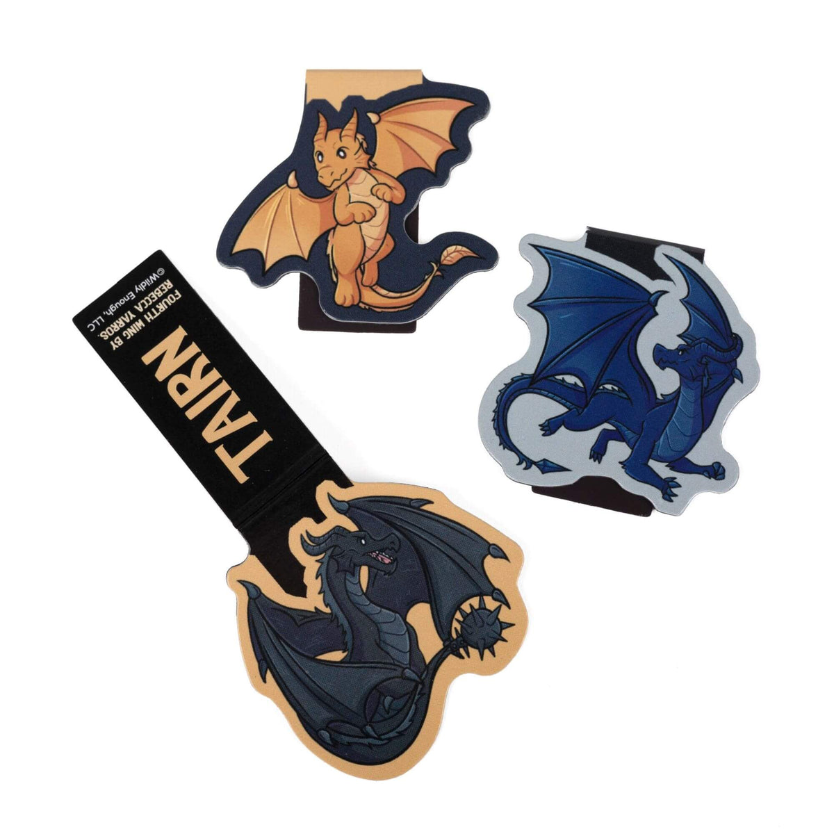 Fourth Wing Dragons Magnetic Bookmark Set