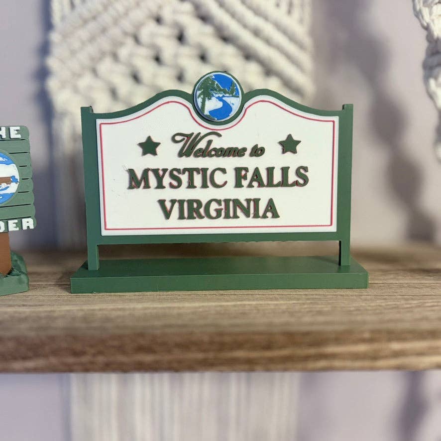 Mystic Falls Virginia Inspired Sign