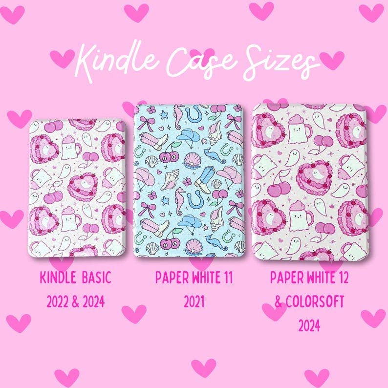 Gingerbread Christmas Kindle Case- Clear back