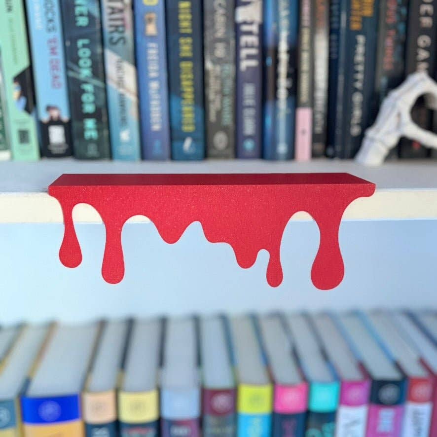 Bloody Bookshelf Drips Decor
