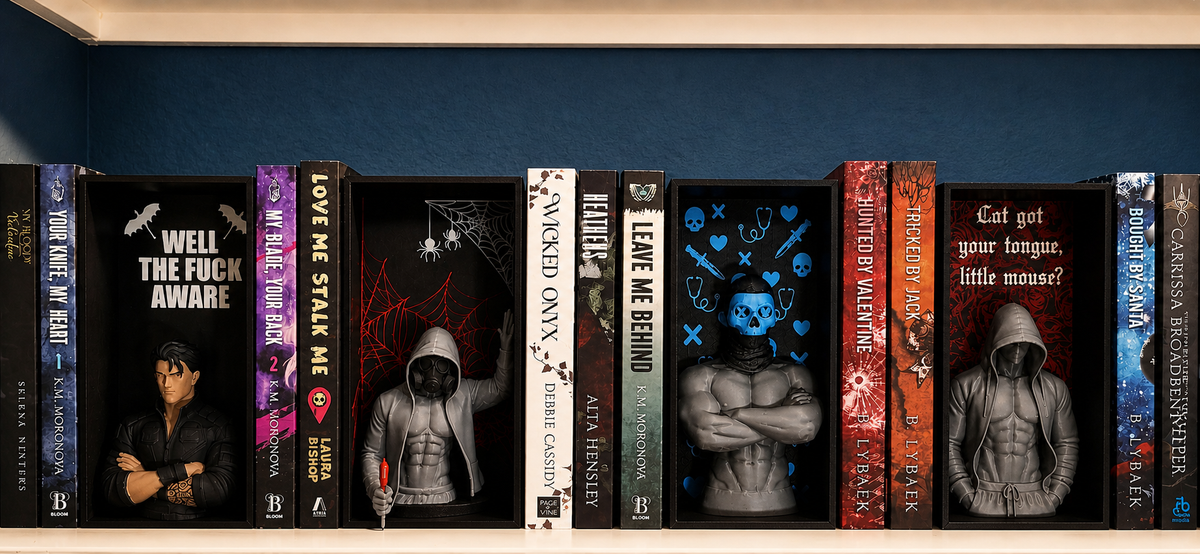Malachi Little Stranger Gas Mask 3D Printed Shadow Box Book Nook
