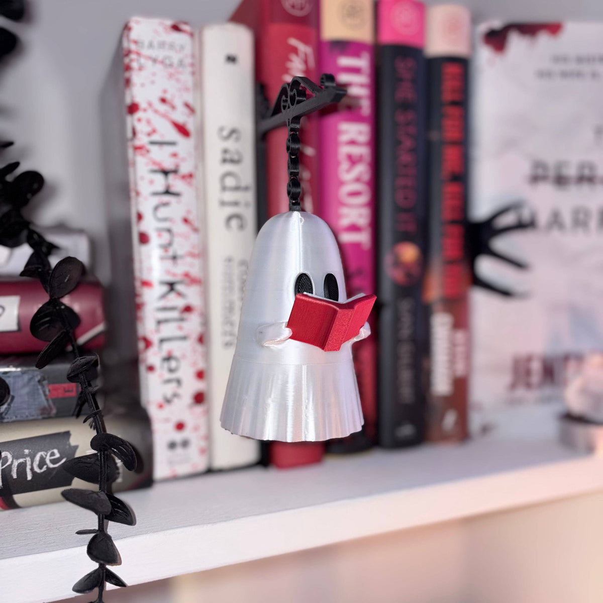 Floating Ghost Tealight Holder Bookshelf Decor