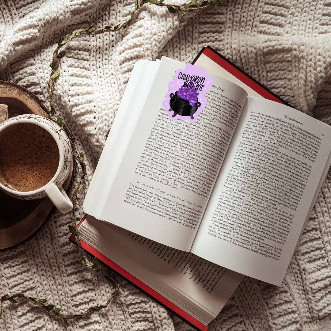 Cauldron Boil Me Magnetic Bookmark