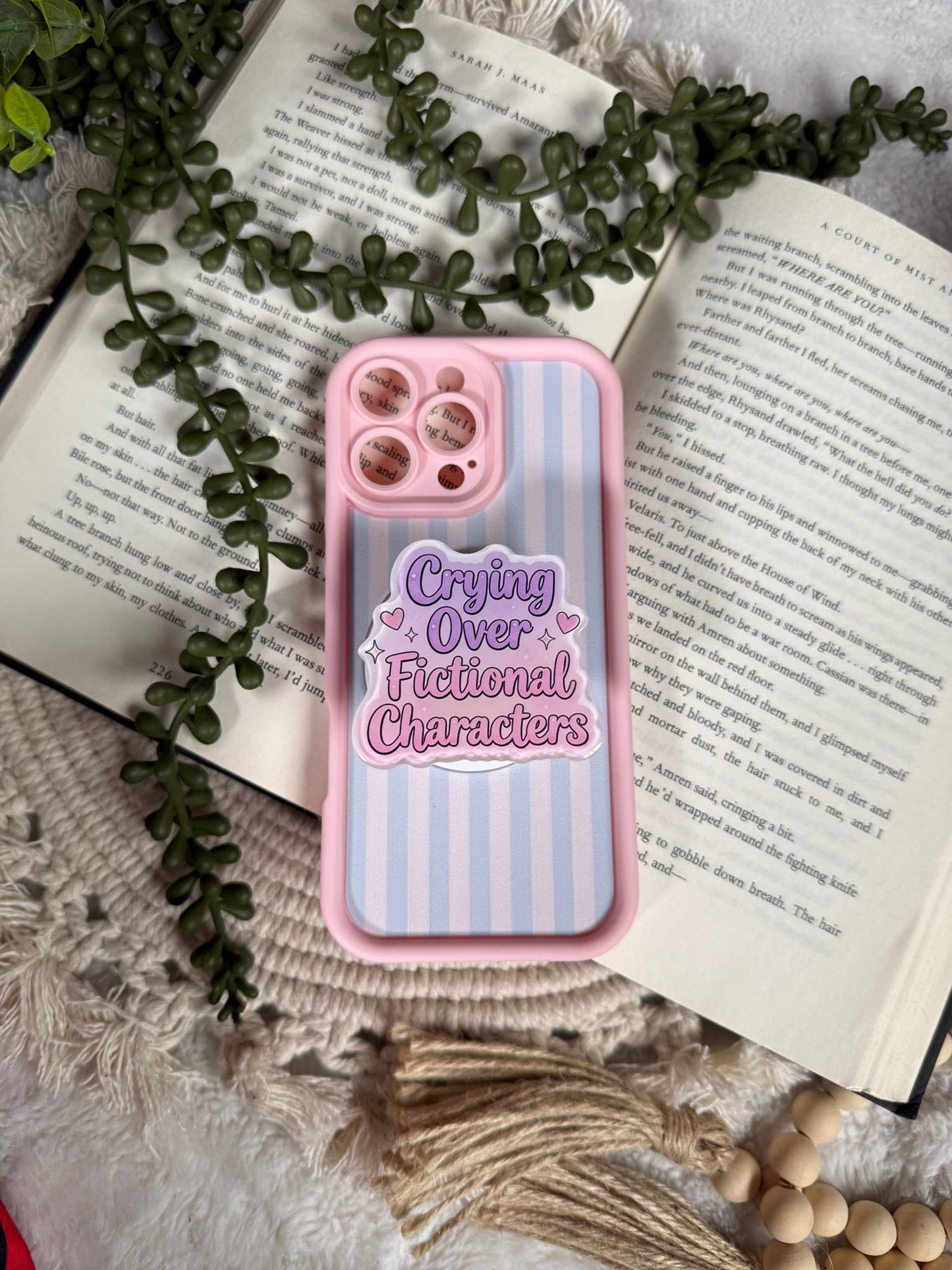 Crying Magnetic Kindle Grip