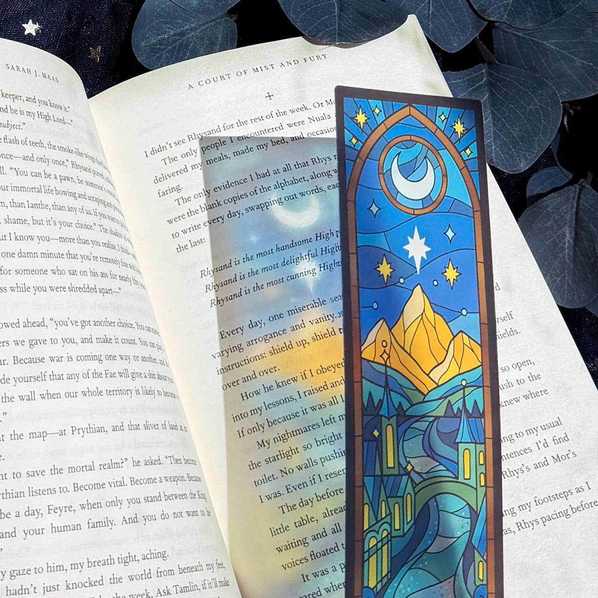 A Court of Thorns and Roses Transparent Acrylic Bookmark