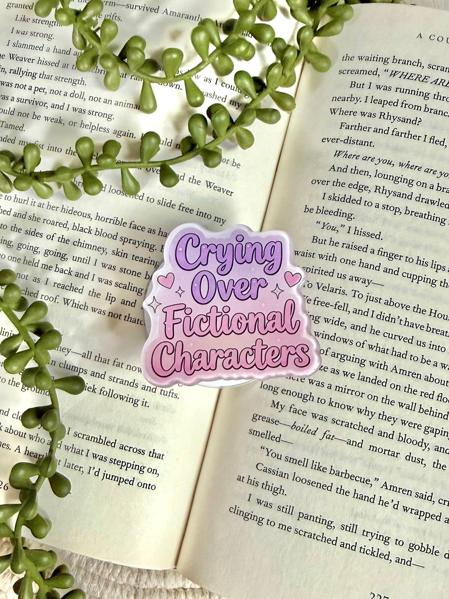 Crying Magnetic Kindle Grip