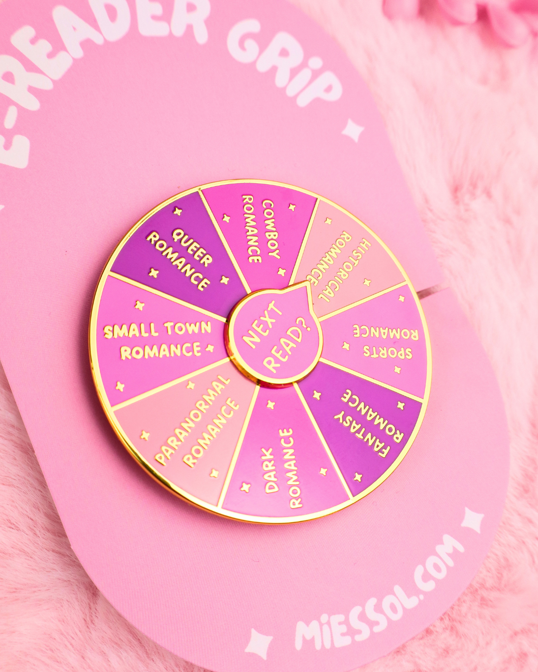 Wheel of Romance Books Grip
