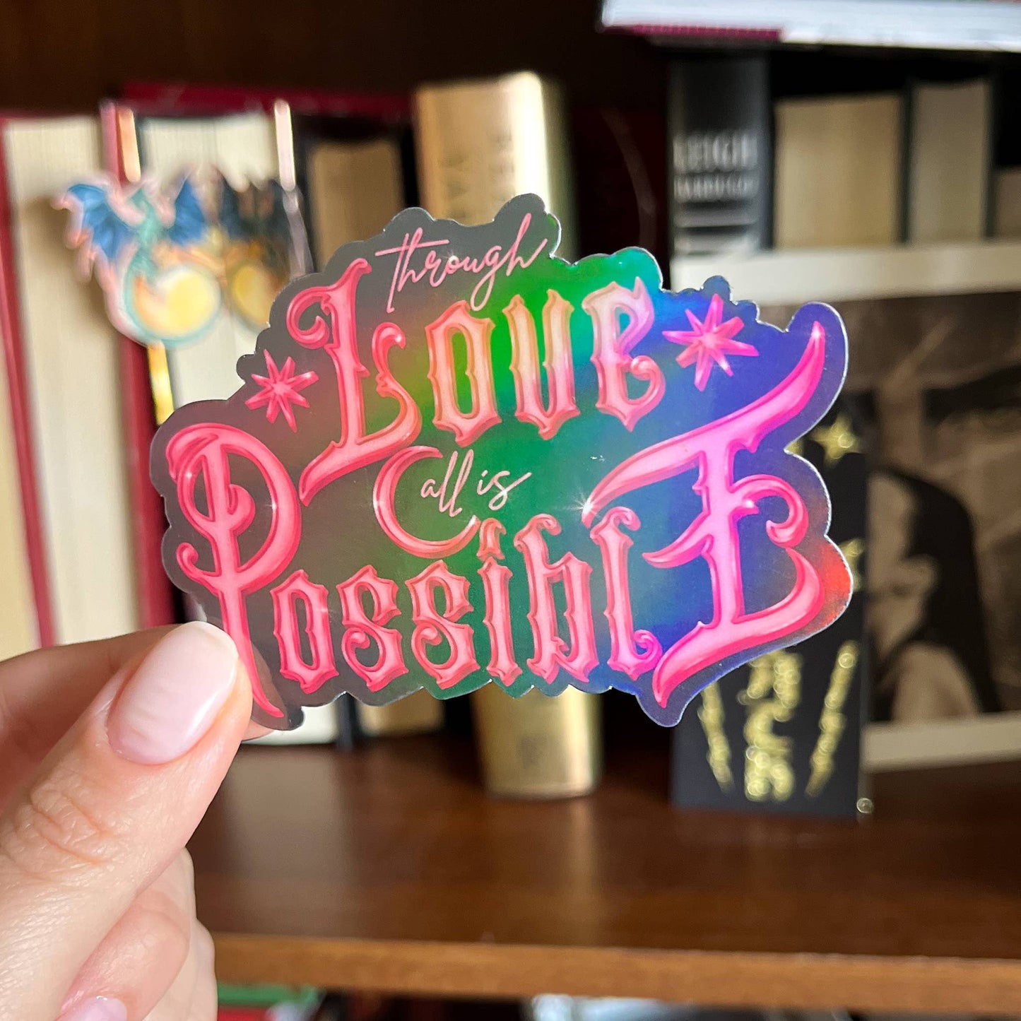 Crescent City Bookish Sticker Romantasy Gift Kindle Sticker