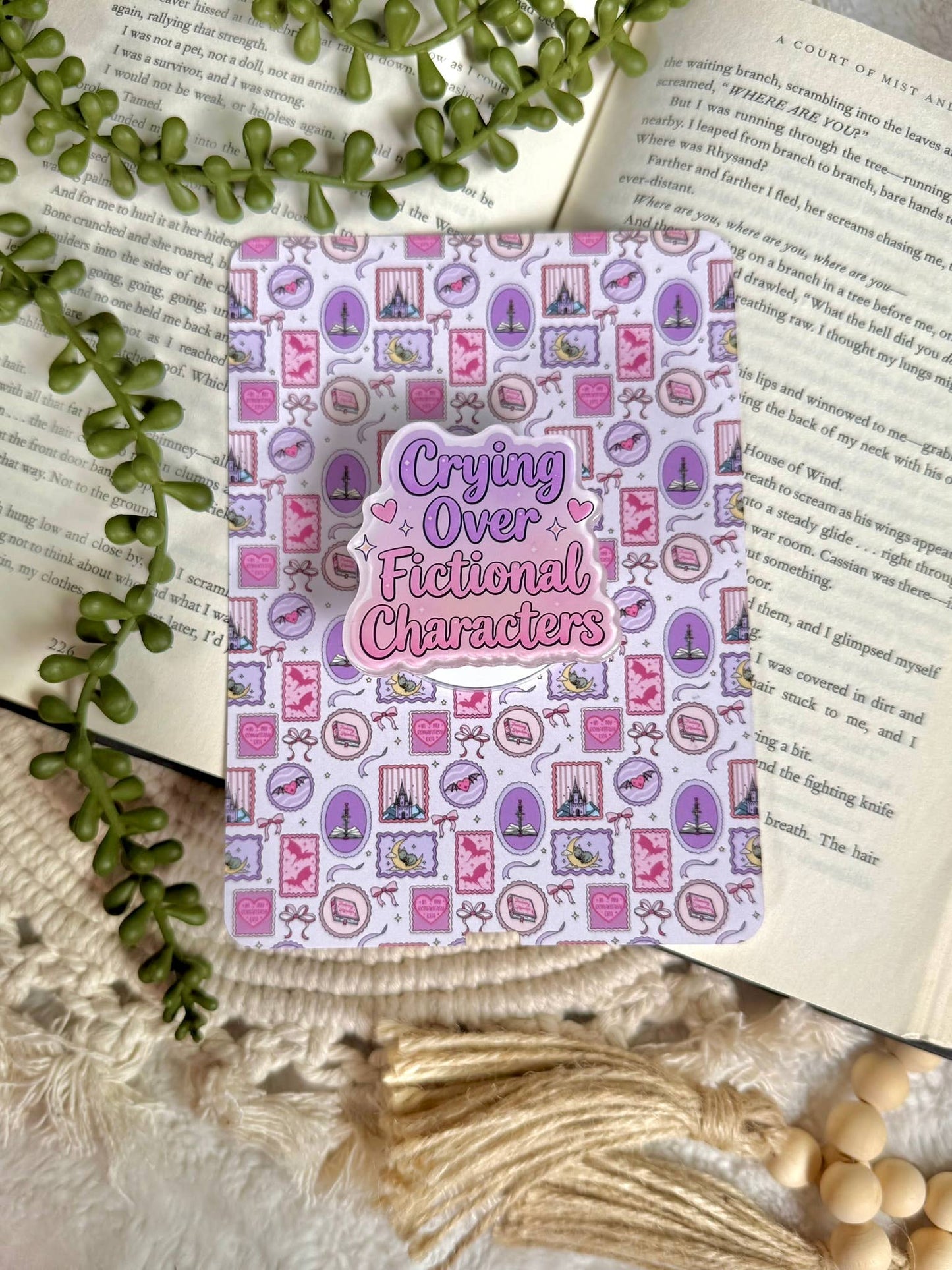 Crying Magnetic Kindle Grip
