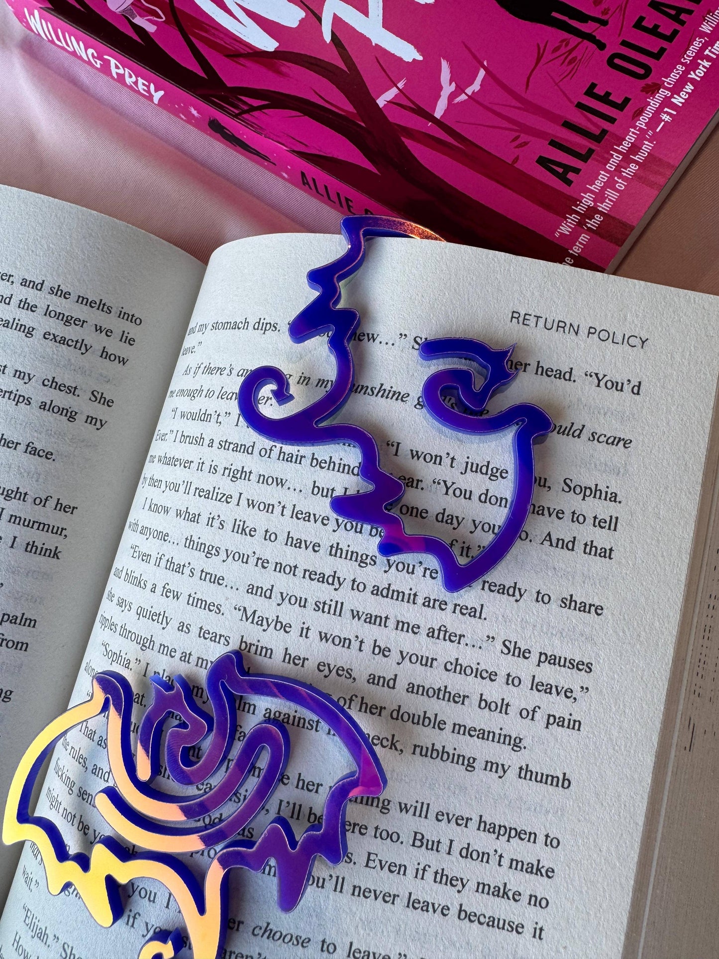 Acrylic Dragon Bookclip