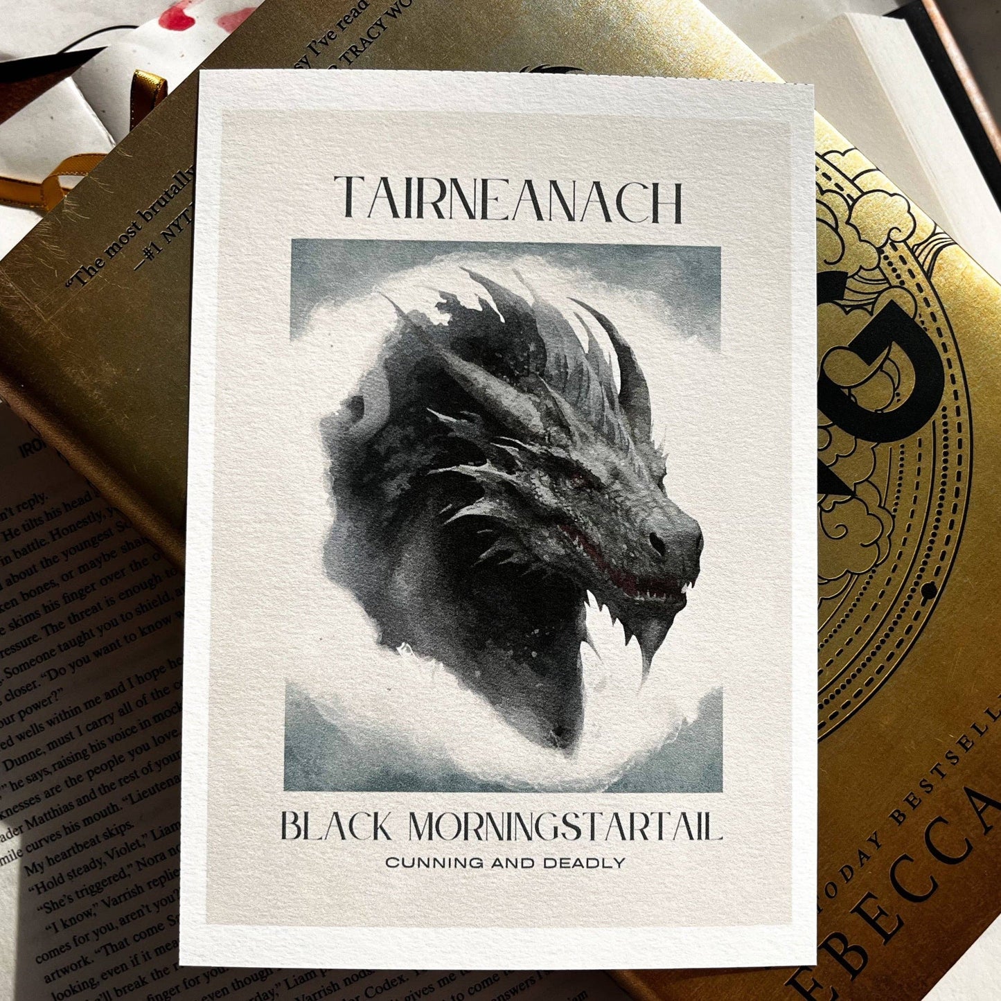 Tairneanach 5x7 Art Print Bookish Gift