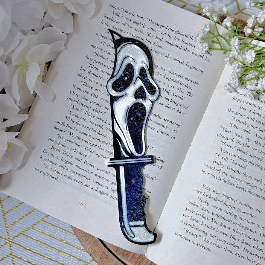 Ghost Face Knife Bookmark