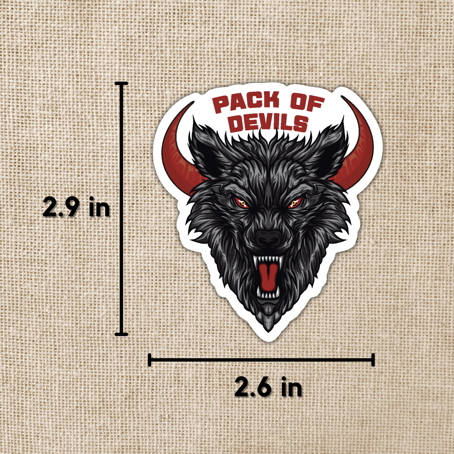Pack of Devils Sticker | Crescent City