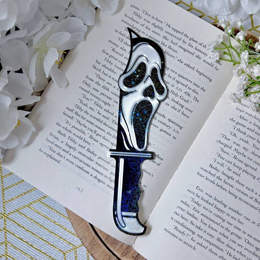 Ghost Face Knife Bookmark