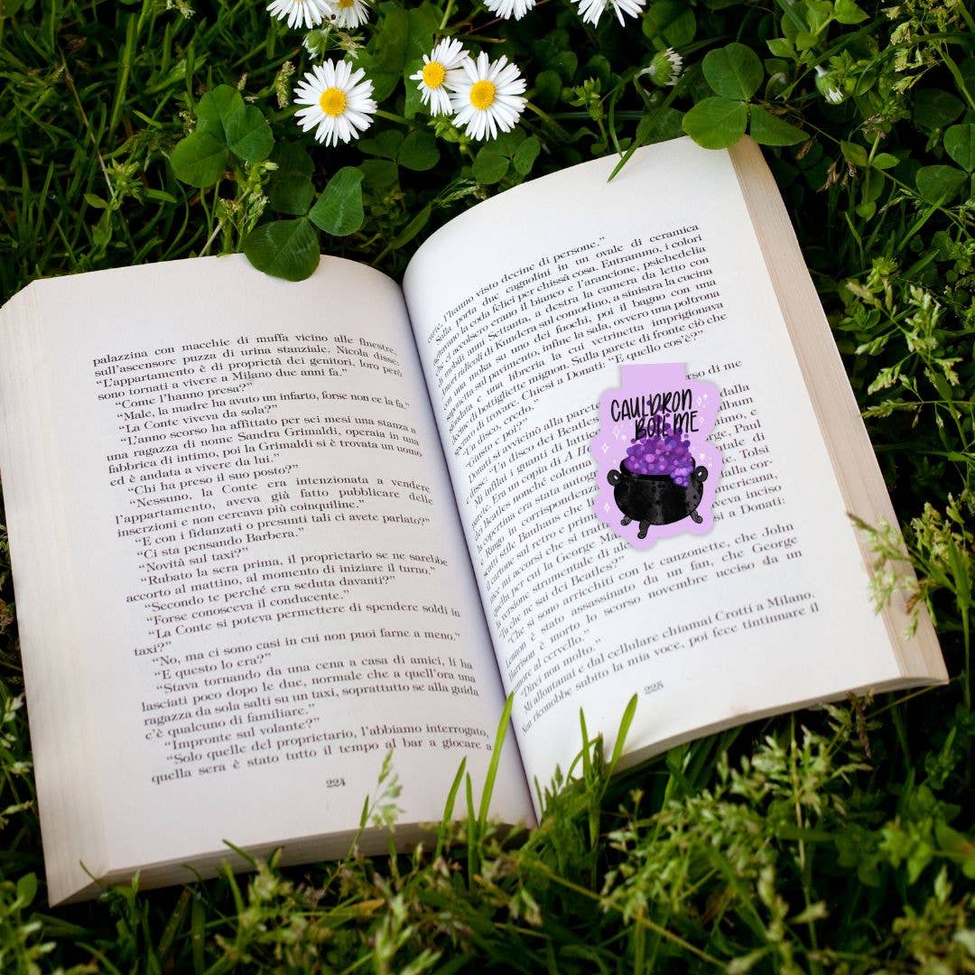 Cauldron Boil Me Magnetic Bookmark