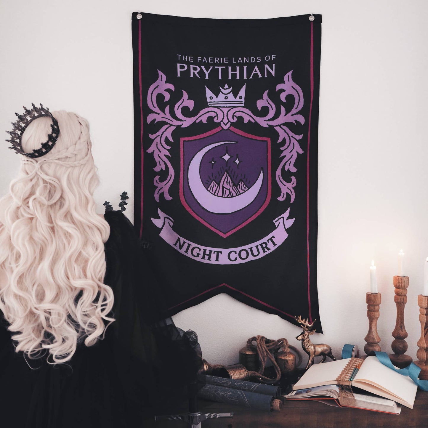 A Court of Thorns and Roses Night Court Banner (30'' x 50'')