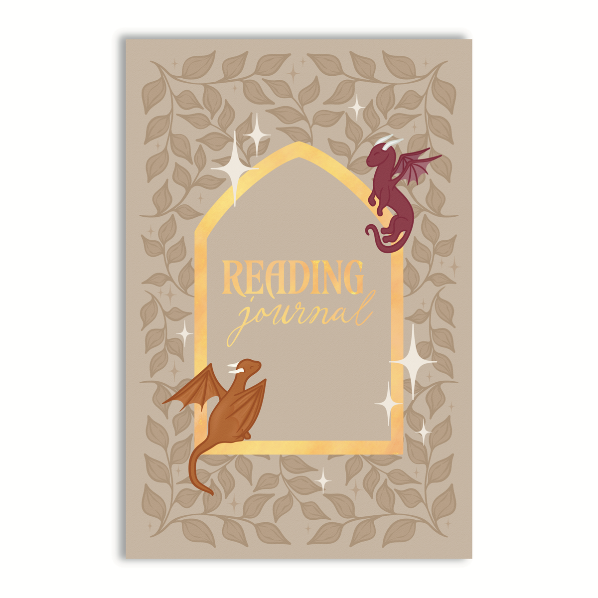 6"x9" Reading Journal with 50 Review Pages | Book Dragons