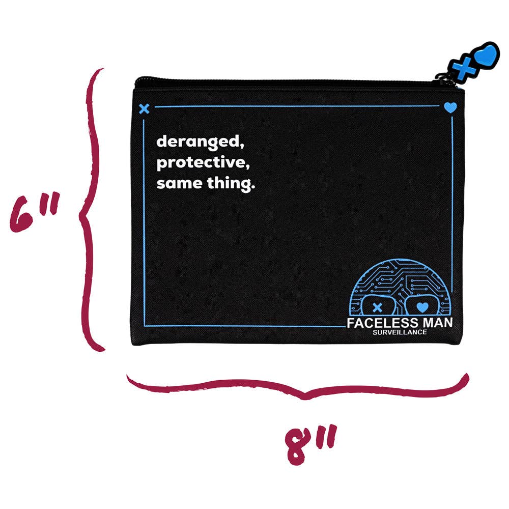 Lights Out: Faceless Man Surveillance Pen & Pencil Pouch