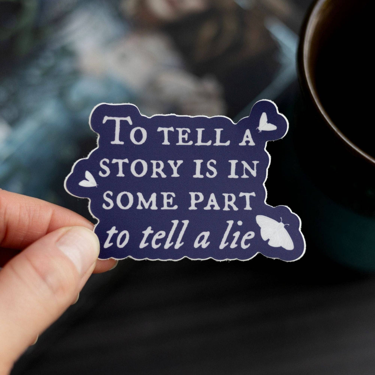 To Tell a Story Sticker | The Knight and the Moth