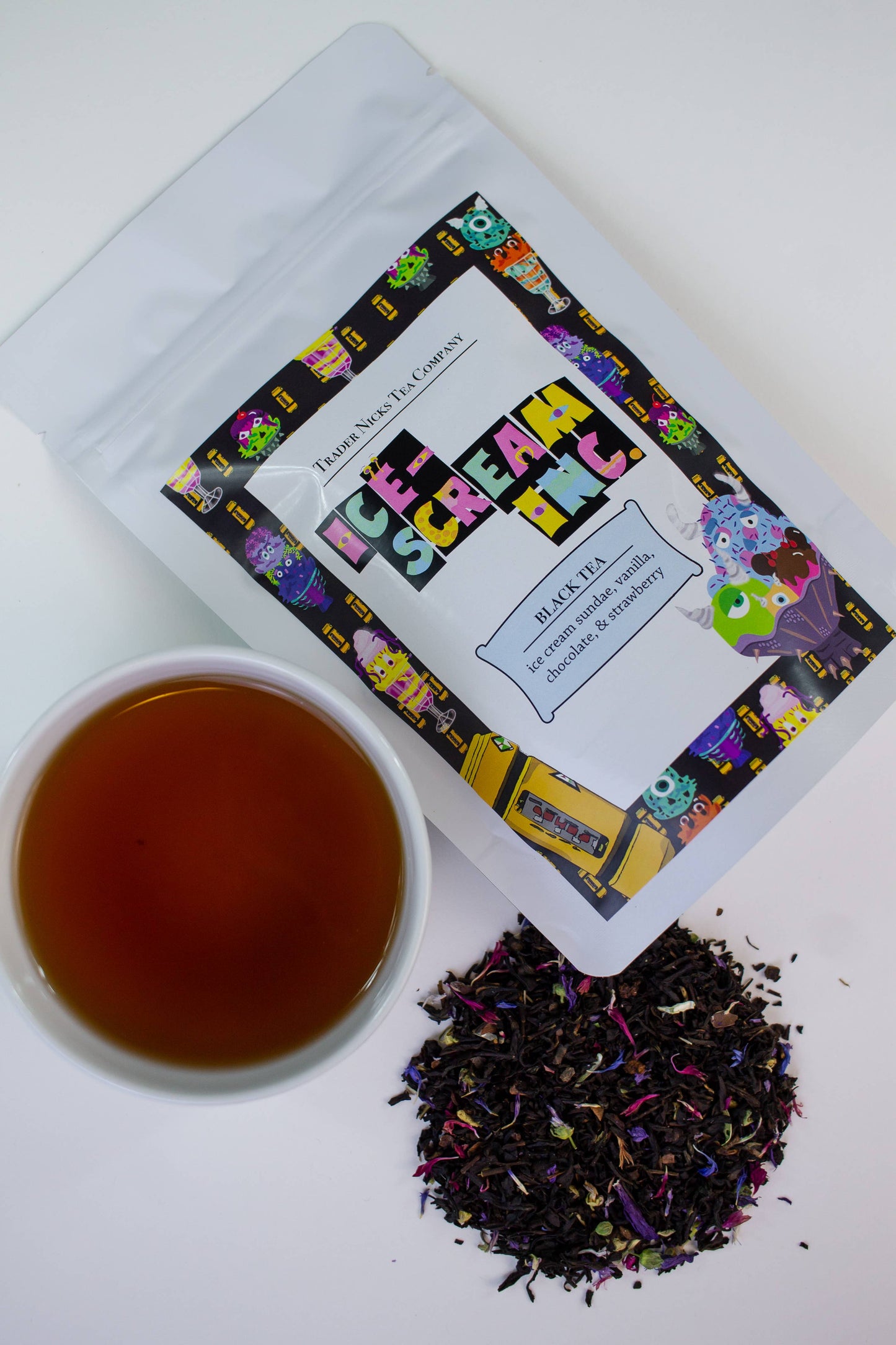 Ice Scream Inc Chocolate Strawberry Vanilla Black Tea