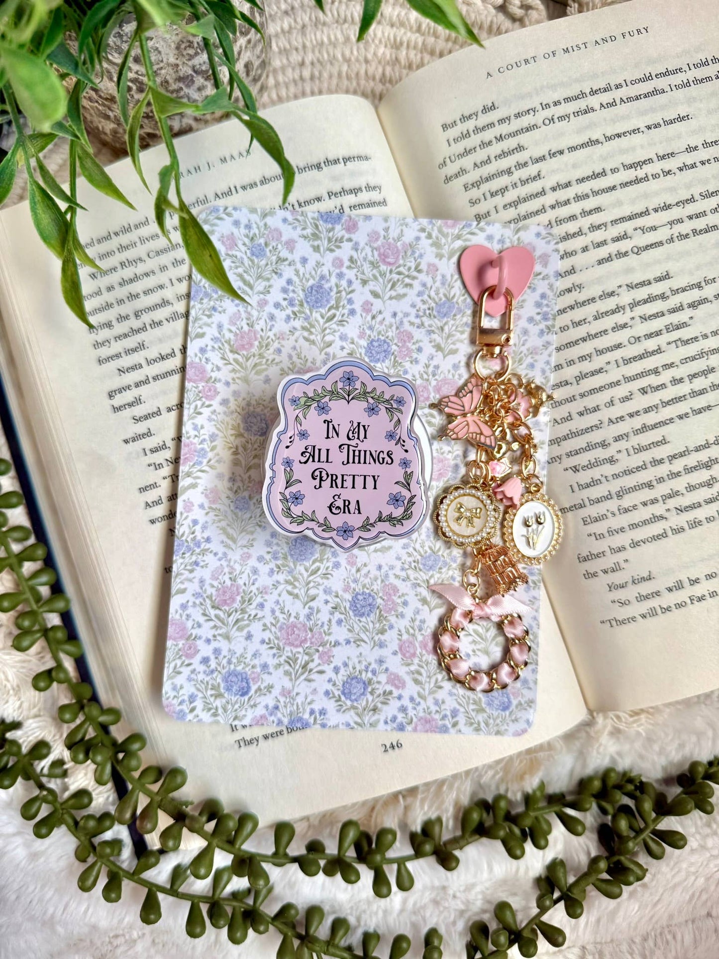 Couquette Kindle Grip - Coquette Phone Grip - Pretty Grip