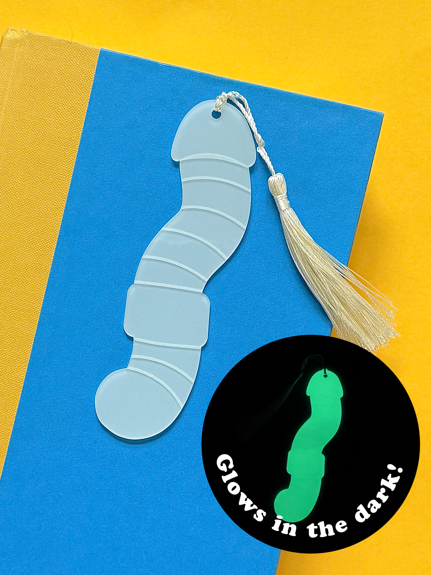 Glow Worm Cockmark Bookmark