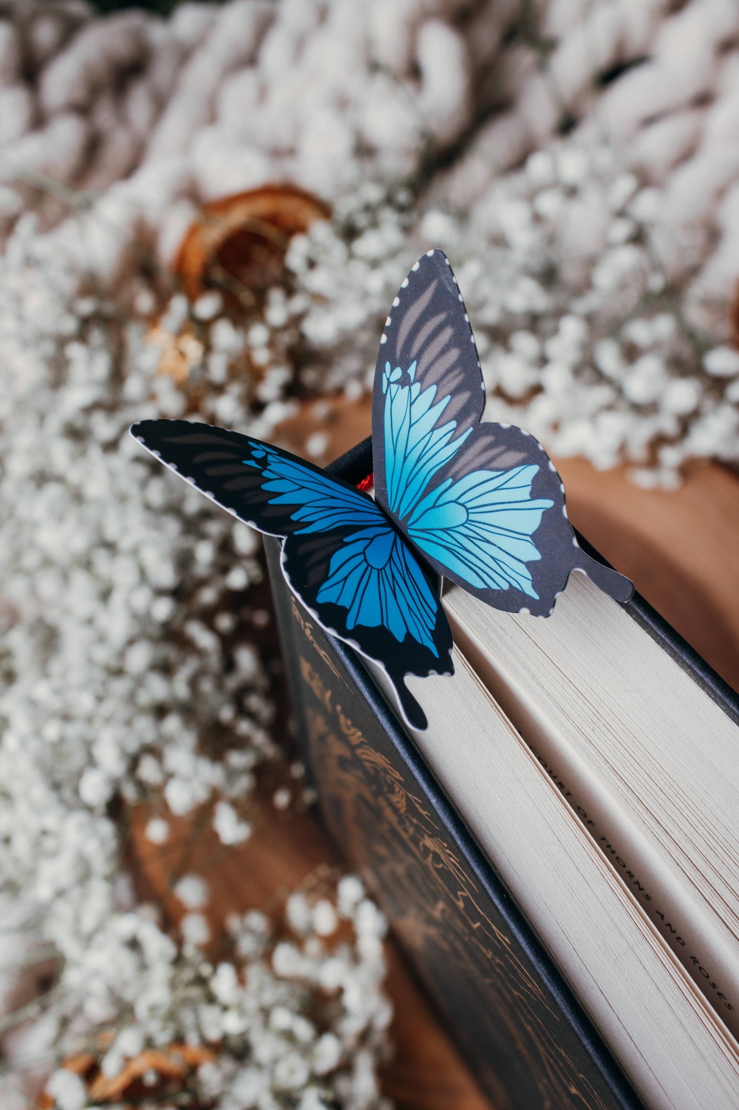 3D Ulysses Butterfly Wings Die-Cut Bookmark