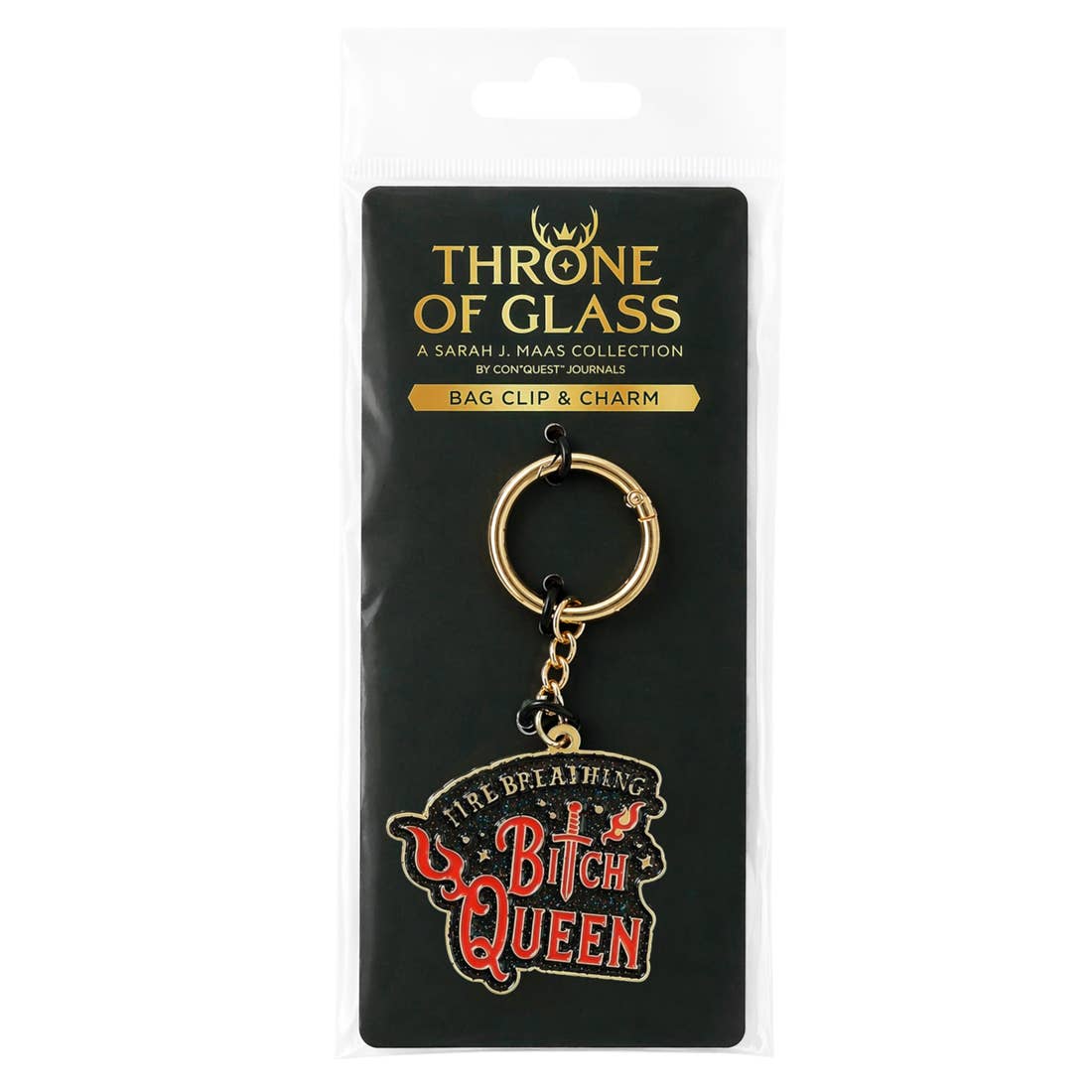 Throne of Glass: Fire Breathing B*tch Queen Bag Charm